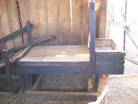 Feed trough attached to milking bale